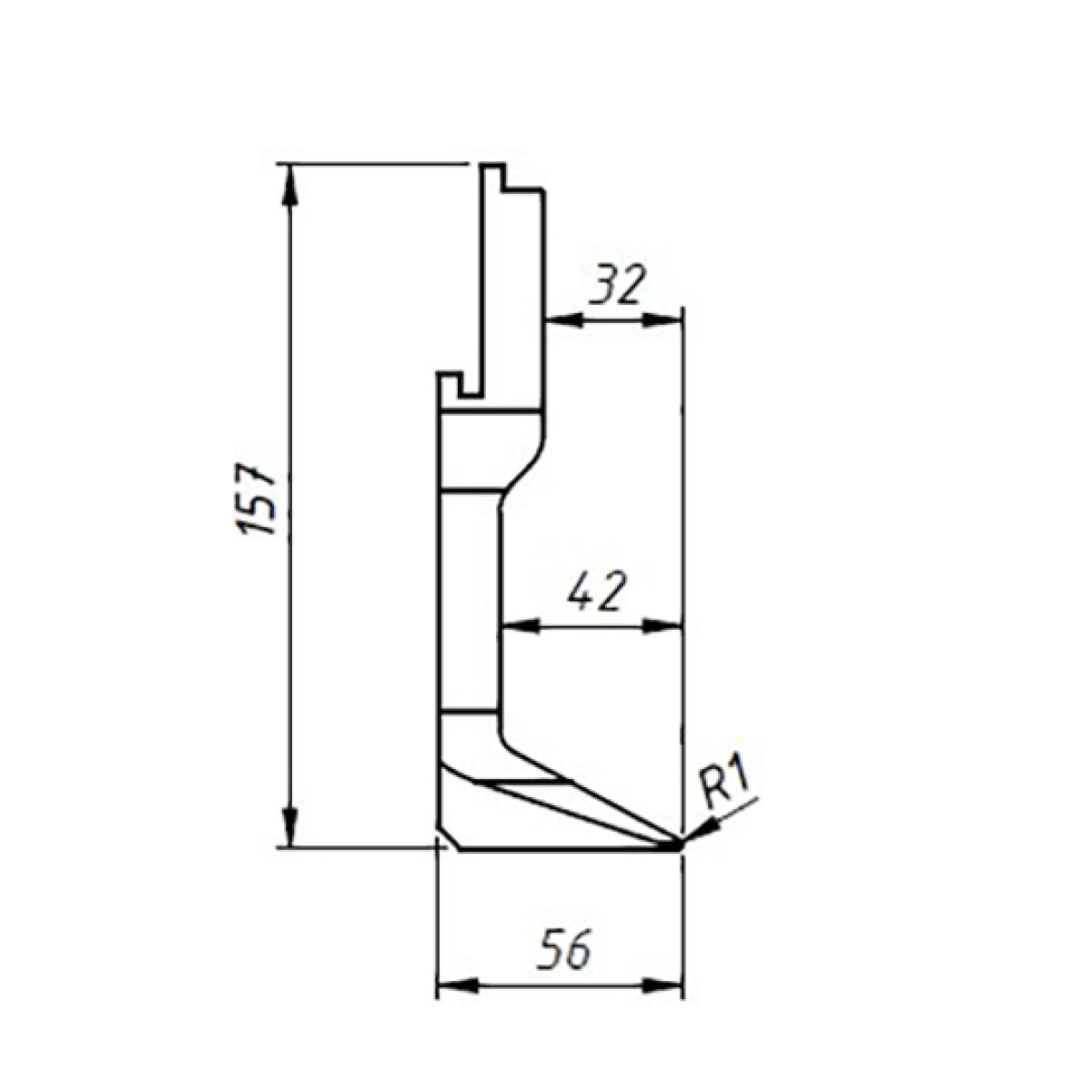 Manuelle Handschwenkbiegemaschine Metallkraft HSBM