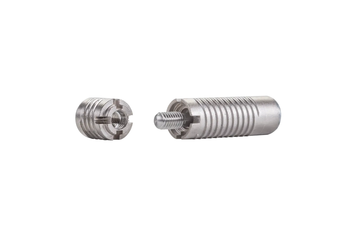 Invis Mx2 Verbinder-Set mit Eindrehmutter 14mm, 20Stk., inkl. Eindrehlehre