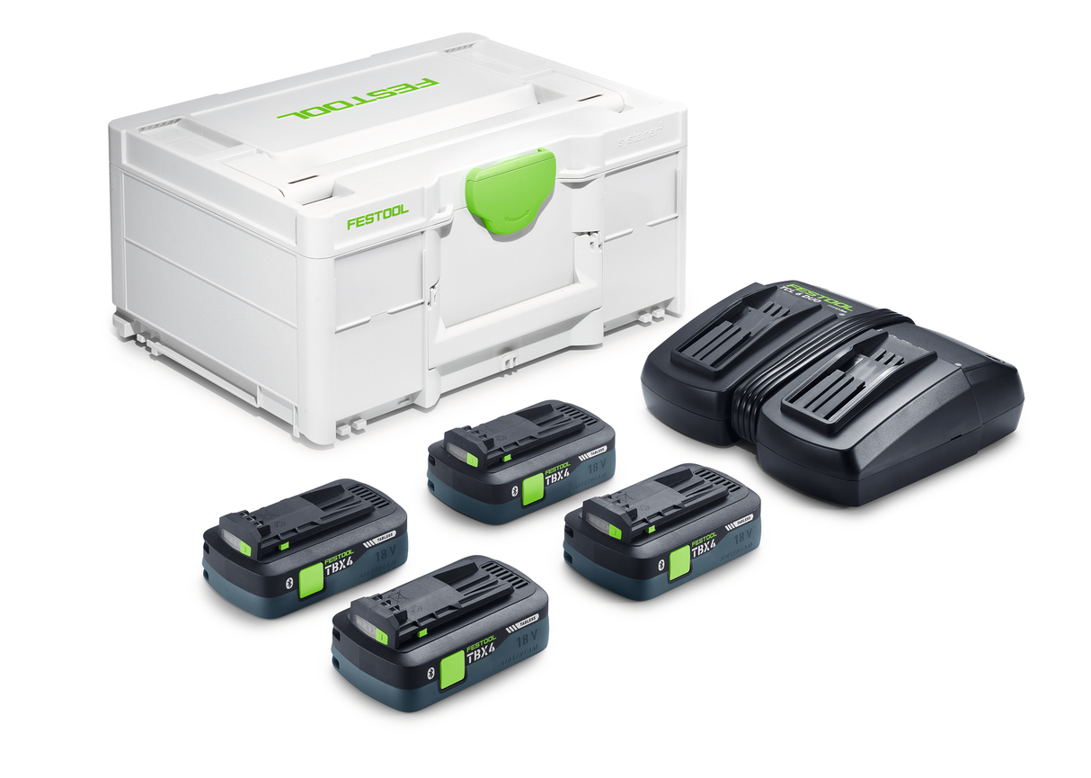 Energie-Set     SYS 18V 4xTBX4/TCL6DUO