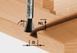 ZINKENFRÄSER    HW D14,3/13,5/15GRAD m.R
