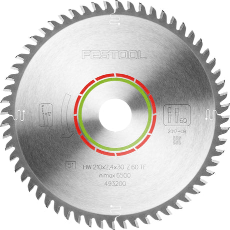 KREISSÄGEBLATT  HW 210X2,4X30 TF60