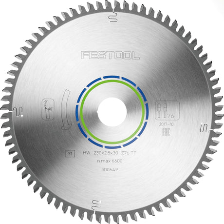 Kreissägeblatt  HW 230x2,5x30 TF76