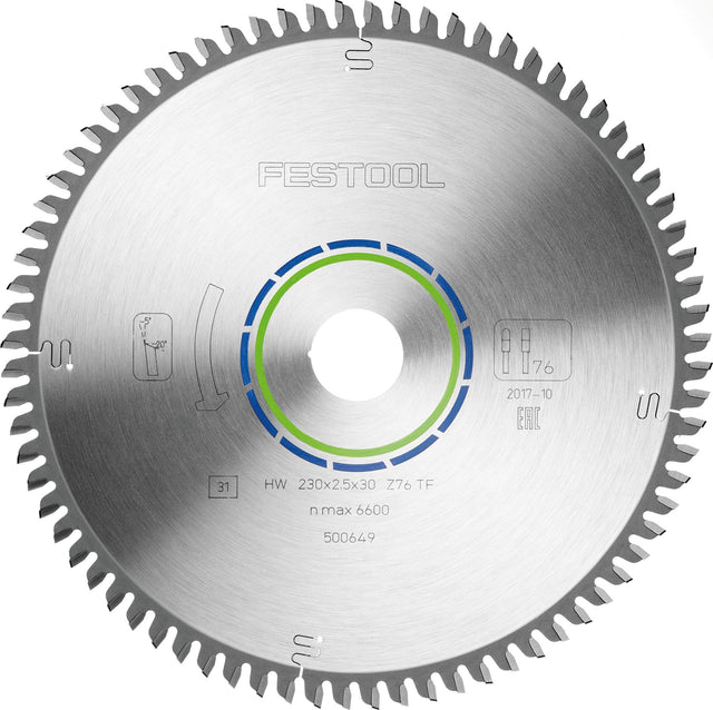 Kreissägeblatt  HW 230x2,5x30 TF76