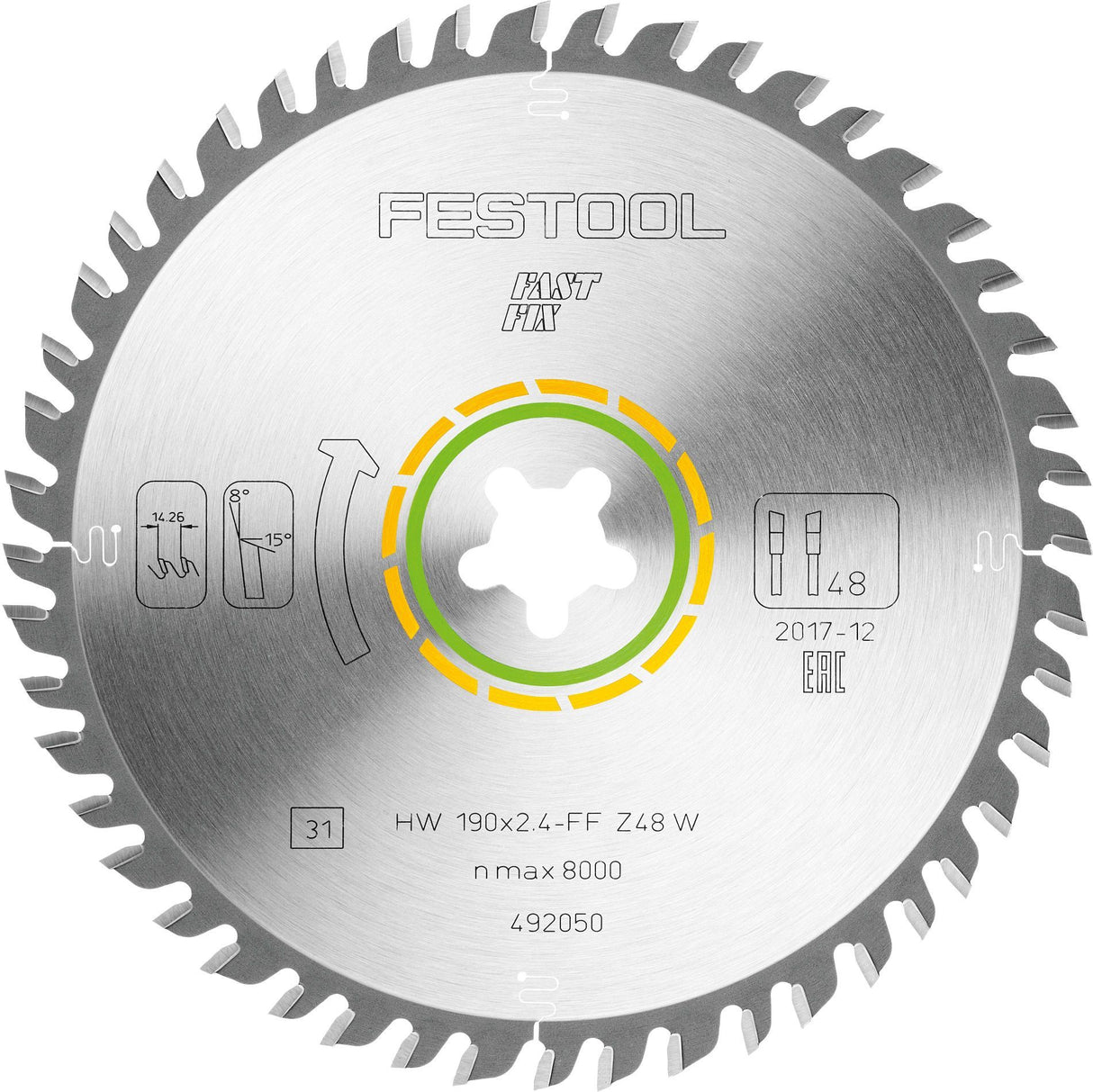 KREISSÄGEBLATT  HW 190X2,4 FF W48