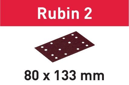 Schleifstreifen STF 80x133 RU2 P100 RU2/50