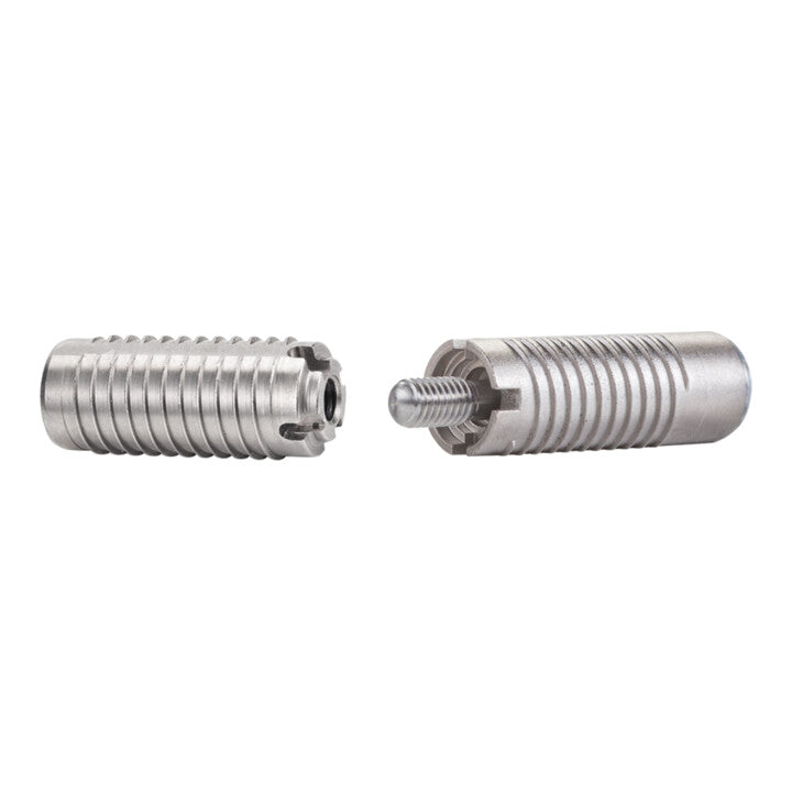Invis Mx2 Verbinder Set, 20 Paar inkl. Eindrehmutter 30 mm