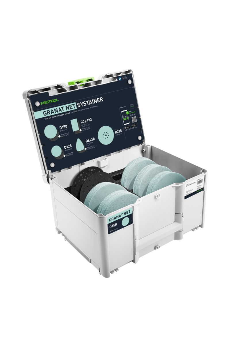 Schleifscheiben SYS-STF D150 GR NET-Set